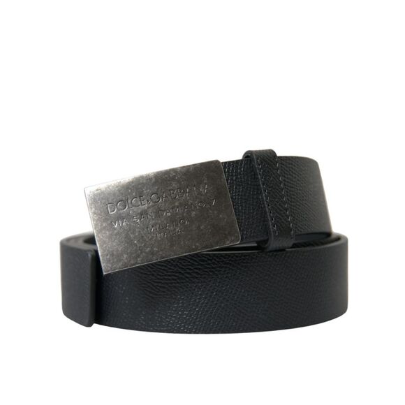 Dolce & Gabbana | Accessories | Dolce Gabbana Elegant Black Calfskin ...